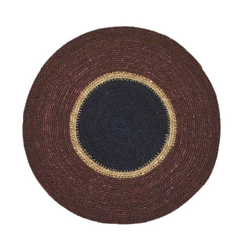 Citt&agrave; Pinto Mulberry/Blue Black Placemat 34cm image number 0